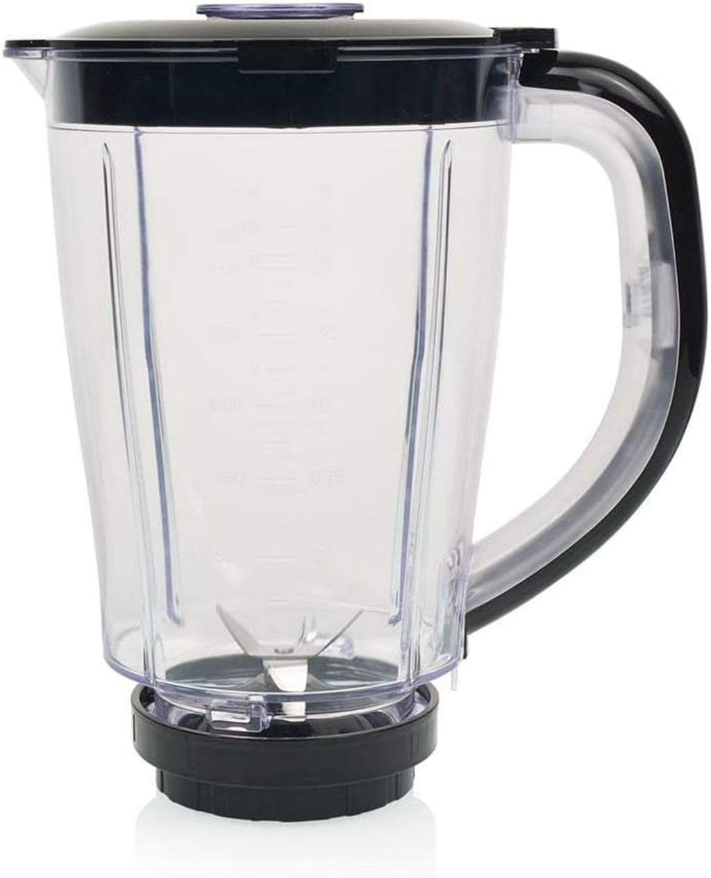 Tristar BL-4476 Batidora de 1,5 litros de capacidad - Cuchillas de acero inoxidable - Exterior de plástico negro mate